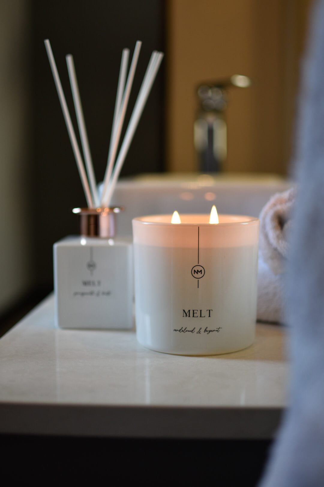 Subscription- Pure Soy Wax Candle large and Diffuser (3 months)